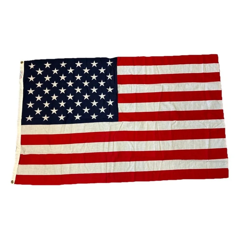 US Flag 50 Star Cotton 35x58